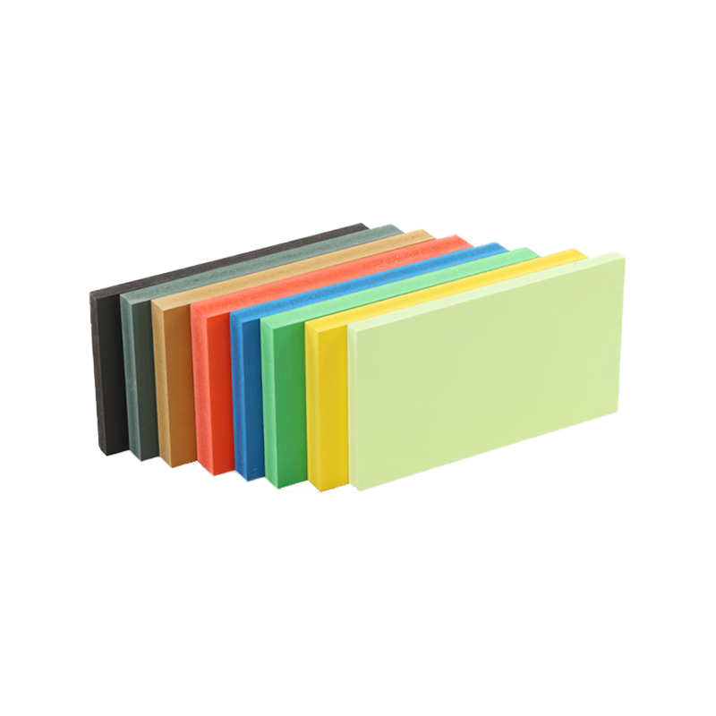 Prix ​​bon marché 4X8 14mm feuilles de PVC noir jaune haute densité 