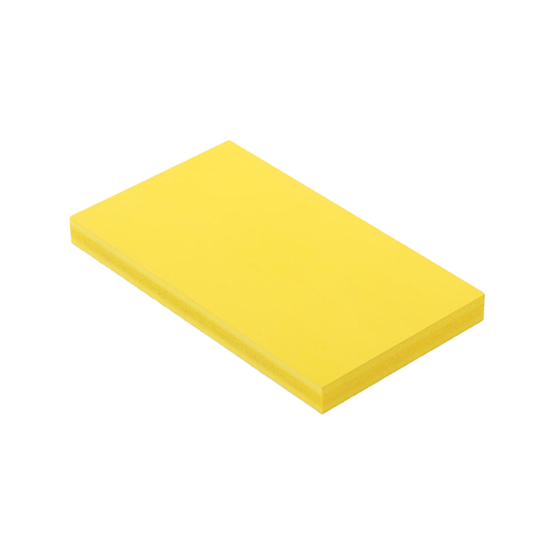 Prix ​​bon marché 4X8 14mm feuilles de PVC noir jaune haute densité 