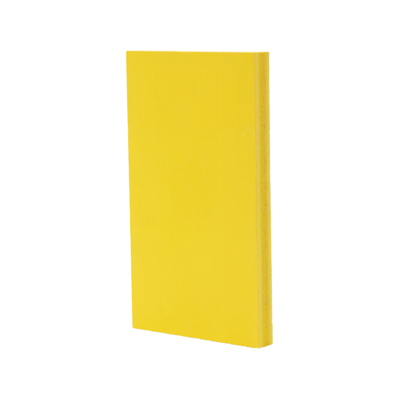 Prix ​​bon marché 4X8 14mm feuilles de PVC noir jaune haute densité 